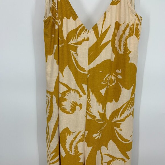 VICI Jumpsuit Waikiki Floral Print Wide Leg Open Back Sleeveless - Picture 5 of 13